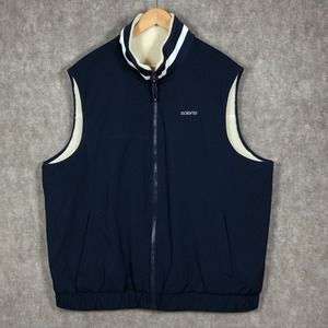 Solaris Vest 2XB Big Man Reversible Navy Cream Multi-Climate Sherpa Full Zip‎
